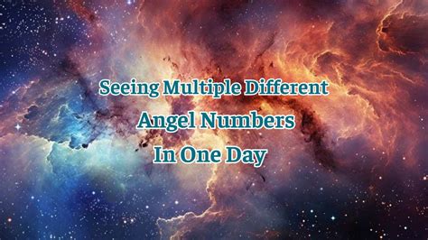 Seeing Multiple Different Angel Numbers in One Day.
